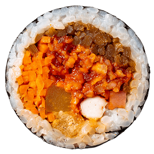 매운진미채김밥